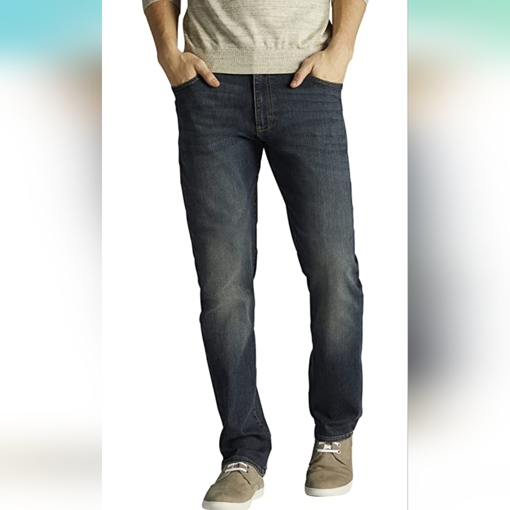 Lee Men's Extreme Motion Straight Fit Tapered Leg Jean